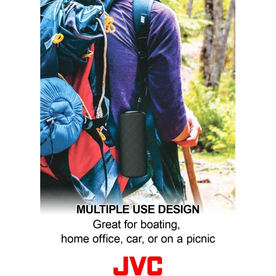 JVC SP-SX2BT PORTABLE BLUETOOTH SPEAKER - WATERPROOF